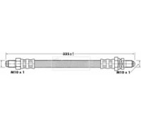 Тормозной шланг BORG and BECK BBH6656 BBH6656 BORG and BECK - купить в магазине запчастей по Украине