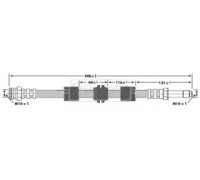 Тормозной шланг BORG and BECK BBH6708 BBH6708 BORG and BECK - купить в магазине запчастей по Украине