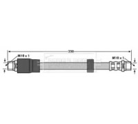 Тормозной шланг BORG and BECK BBH6891 BBH6891 BORG and BECK - купить в магазине запчастей по Украине