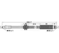 Тормозной шланг BORG and BECK BBH6908 BBH6908 BORG and BECK - купить в магазине запчастей по Украине