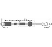 Тормозной шланг BORG and BECK BBH6985 BBH6985 BORG and BECK - купить в магазине запчастей по Украине
