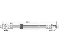 Тормозной шланг BORG and BECK BBH6987 BBH6987 BORG and BECK - купить в магазине запчастей по Украине