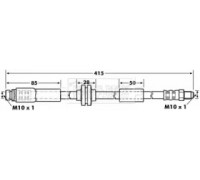 Тормозной шланг BORG and BECK BBH7080 BBH7080 BORG and BECK - купить в магазине запчастей по Украине