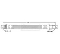 Тормозной шланг BORG and BECK BBH7126 BBH7126 BORG and BECK - купить в магазине запчастей по Украине