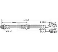 Тормозной шланг BORG and BECK BBH7137 BBH7137 BORG and BECK - купить в магазине запчастей по Украине