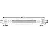 Тормозной шланг BORG and BECK BBH7138 BBH7138 BORG and BECK - купить в магазине запчастей по Украине