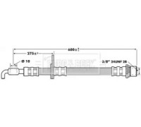 Тормозной шланг BORG and BECK BBH7213 BBH7213 BORG and BECK - купить в магазине запчастей по Украине