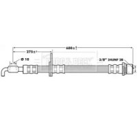 Тормозной шланг BORG and BECK BBH7214 BBH7214 BORG and BECK - купить в магазине запчастей по Украине