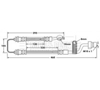 Тормозной шланг BORG and BECK BBH7466 BBH7466 BORG and BECK - купить в магазине запчастей по Украине