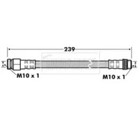 Тормозной шланг BORG and BECK BBH7531 BBH7531 BORG and BECK - купить в магазине запчастей по Украине