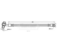 Тормозной шланг BORG and BECK BBH7739 BBH7739 BORG and BECK - купить в магазине запчастей по Украине
