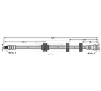 Тормозной шланг BORG and BECK BBH7778 BBH7778 BORG and BECK - купить в магазине запчастей по Украине