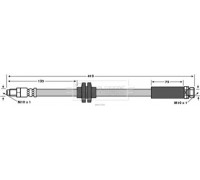 Тормозной шланг BORG and BECK BBH7781 BBH7781 BORG and BECK - купить в магазине запчастей по Украине