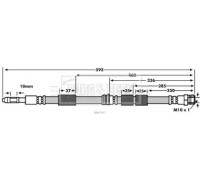 Тормозной шланг BORG and BECK BBH7857 BBH7857 BORG and BECK - купить в магазине запчастей по Украине