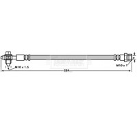 Тормозной шланг BORG and BECK BBH7923 BBH7923 BORG and BECK - купить в магазине запчастей по Украине