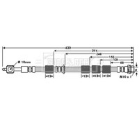 Тормозной шланг BORG and BECK BBH7953 BBH7953 BORG and BECK - купить в магазине запчастей по Украине