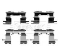 Комплектующие, колодки дискового тормоза BORG and BECK BBK1216 BBK1216 BORG and BECK - купить в магазине запчастей по Украине