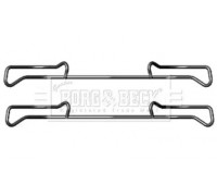 Комплектующие, колодки дискового тормоза BORG and BECK BBK1219 BBK1219 BORG and BECK - купить в магазине запчастей по Украине