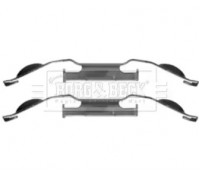 Комплектующие, колодки дискового тормоза BORG and BECK BBK1228 BBK1228 BORG and BECK - купить в магазине запчастей по Украине