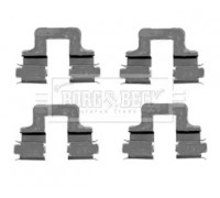 Комплектующие, колодки дискового тормоза BORG and BECK BBK1230 BBK1230 BORG and BECK - купить в магазине запчастей по Украине