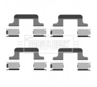 Комплектующие, колодки дискового тормоза BORG and BECK BBK1254 BBK1254 BORG and BECK - купить в магазине запчастей по Украине