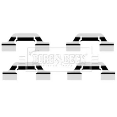 Комплектующие, колодки дискового тормоза BBK1336 BORG and BECK - купить в магазине запчастей по Украине