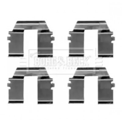 Комплектующие, колодки дискового тормоза BBK1404 BORG and BECK - купить в магазине запчастей по Украине