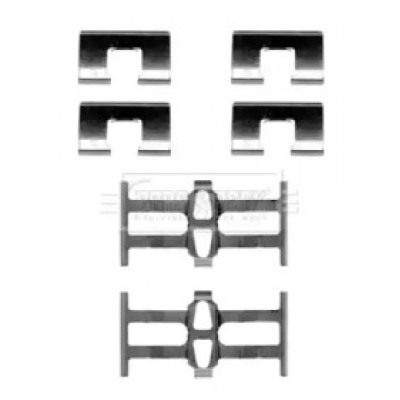 Комплектующие, колодки дискового тормоза BBK1490 BORG and BECK - купить в магазине запчастей по Украине