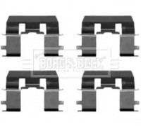 Комплектующие, колодки дискового тормоза BORG and BECK BBK1533 BBK1533 BORG and BECK - купить в магазине запчастей по Украине