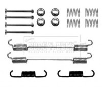 Комплектующие, колодки дискового тормоза BORG and BECK BBK6156 BBK6156 BORG and BECK - купить в магазине запчастей по Украине