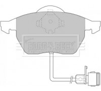 Комплект тормозных колодок, дисковый тормоз BORG and BECK BBP1392 BBP1392 BORG and BECK - купить в магазине запчастей по Украине