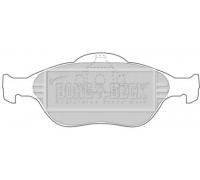 Комплект тормозных колодок, дисковый тормоз BORG and BECK BBP1615 BBP1615 BORG and BECK - купить в магазине запчастей по Украине