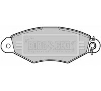 Комплект тормозных колодок, дисковый тормоз BORG and BECK BBP1622 BBP1622 BORG and BECK - купить в магазине запчастей по Украине