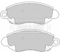 Комплект тормозных колодок, дисковый тормоз BORG and BECK BBP1626 BBP1626 BORG and BECK - купить в магазине запчастей по Украине
