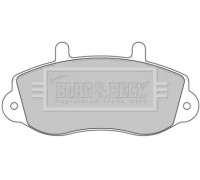 Комплект тормозных колодок, дисковый тормоз BORG and BECK BBP1638 BBP1638 BORG and BECK - купить в магазине запчастей по Украине