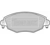 Комплект тормозных колодок, дисковый тормоз BORG and BECK BBP1706 BBP1706 BORG and BECK - купить в магазине запчастей по Украине
