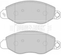Комплект тормозных колодок, дисковый тормоз BORG and BECK BBP1714 BBP1714 BORG and BECK - купить в магазине запчастей по Украине