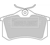 Комплект тормозных колодок, дисковый тормоз BORG and BECK BBP1778 BBP1778 BORG and BECK - купить в магазине запчастей по Украине