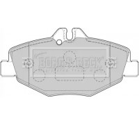 Комплект тормозных колодок, дисковый тормоз BORG and BECK BBP1796 BBP1796 BORG and BECK - купить в магазине запчастей по Украине