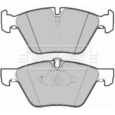 Комплект тормозных колодок, дисковый тормоз BBP1948 BORG and BECK - купить в магазине запчастей по Украине