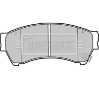 Комплект тормозных колодок, дисковый тормоз BORG and BECK BBP2027 BBP2027 BORG and BECK - купить в магазине запчастей по Украине