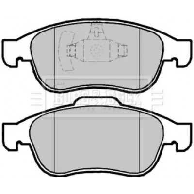 Комплект тормозных колодок, дисковый тормоз BBP2098 BORG and BECK - купить в магазине запчастей по Украине