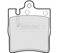 Комплект тормозных колодок, дисковый тормоз BORG and BECK BBP2161 BBP2161 BORG and BECK - купить в магазине запчастей по Украине