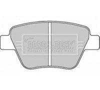 Комплект тормозных колодок, дисковый тормоз BORG and BECK BBP2242 BBP2242 BORG and BECK - купить в магазине запчастей по Украине
