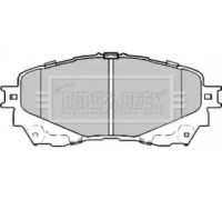 Комплект тормозных колодок, дисковый тормоз BORG and BECK BBP2411 BBP2411 BORG and BECK - купить в магазине запчастей по Украине