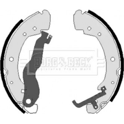 Комплект тормозных колодок BBS6017 BORG and BECK - купить в магазине запчастей по Украине