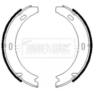 Комплект тормозных колодок BBS6219 BORG and BECK - купить в магазине запчастей по Украине