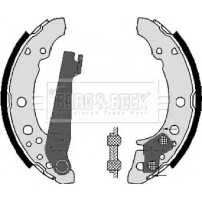 Комплект тормозных колодок BBS6248 BORG and BECK - купить в магазине запчастей по Украине