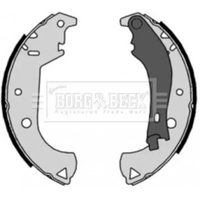 Комплект тормозных колодок BBS6317 BORG and BECK - купить в магазине запчастей по Украине
