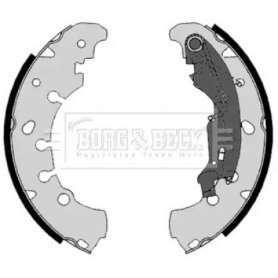 Комплект тормозных колодок BBS6364 BORG and BECK - купить в магазине запчастей по Украине